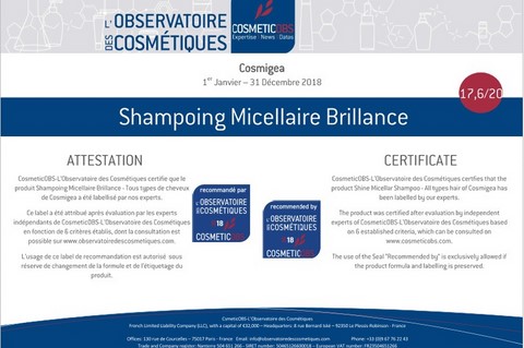 Meilleur shampoing- note observatoire des cosmetiques